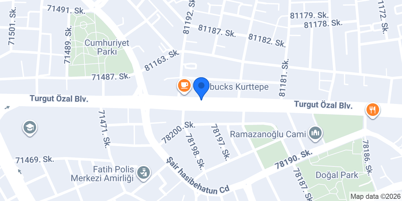 Eminevim Çukurova Şube konumu
