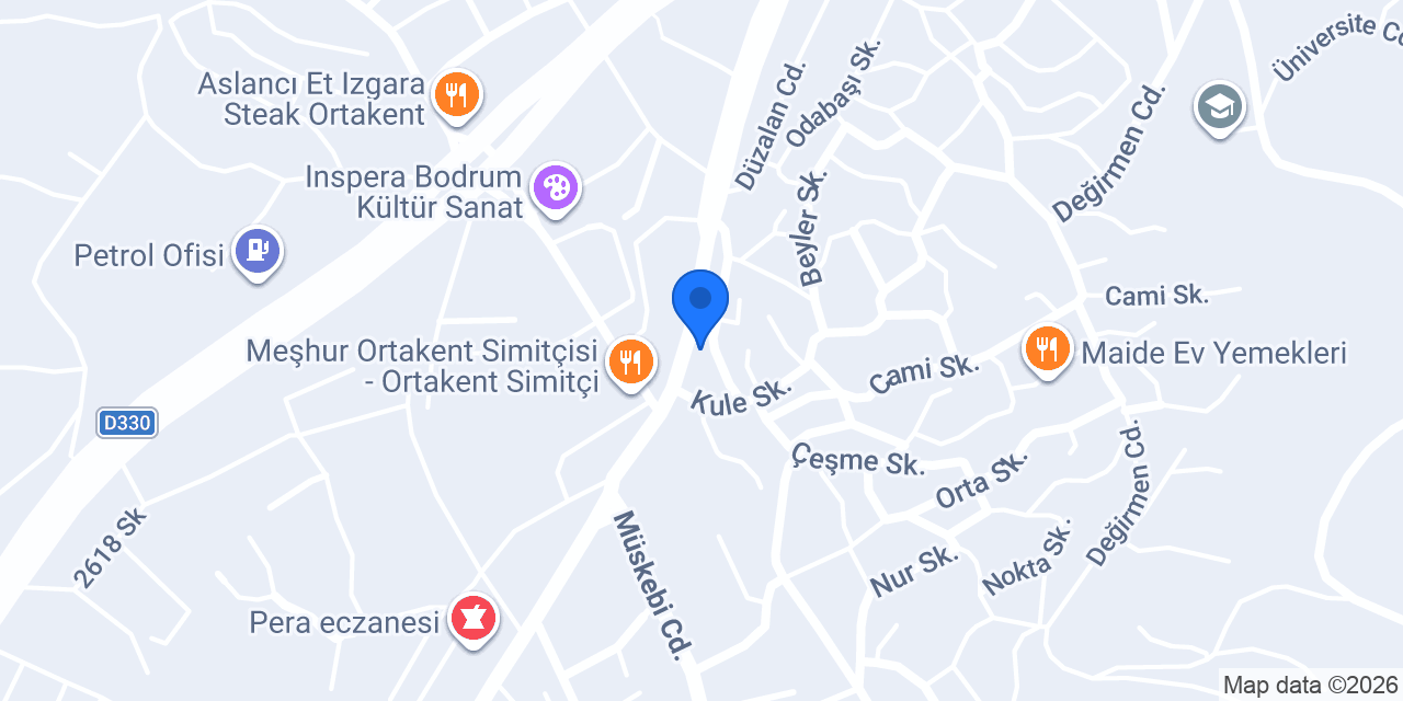 Bodrum Çilingirci konumu