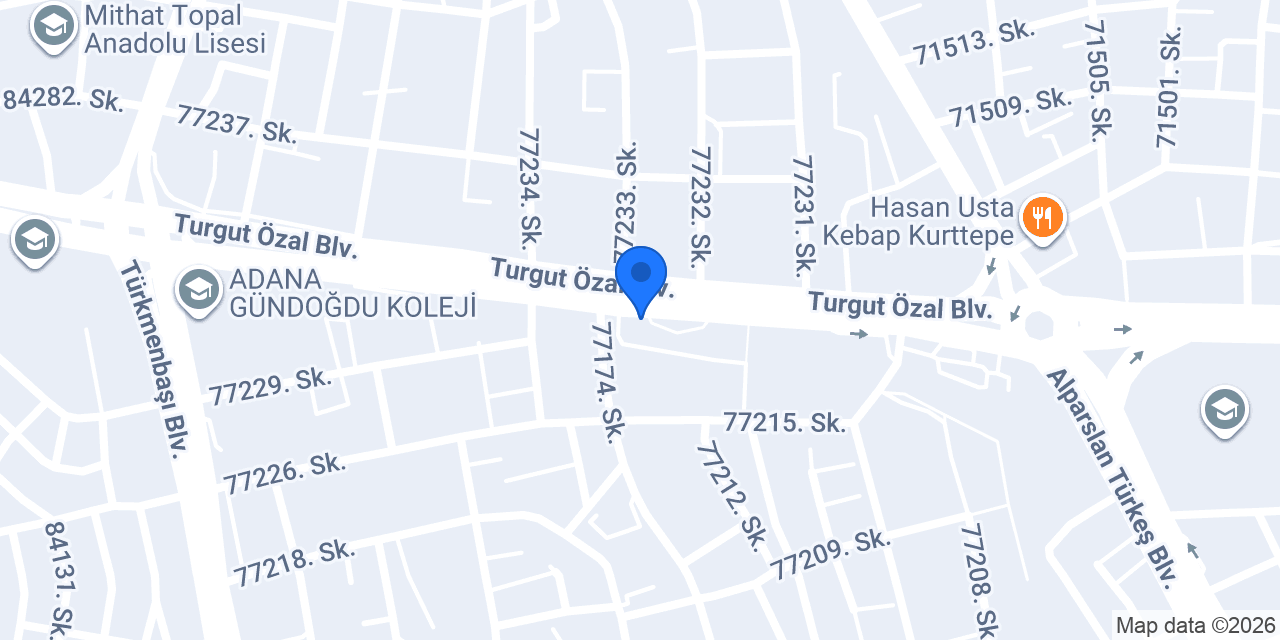 Nergiz Taksi Durağı konumu