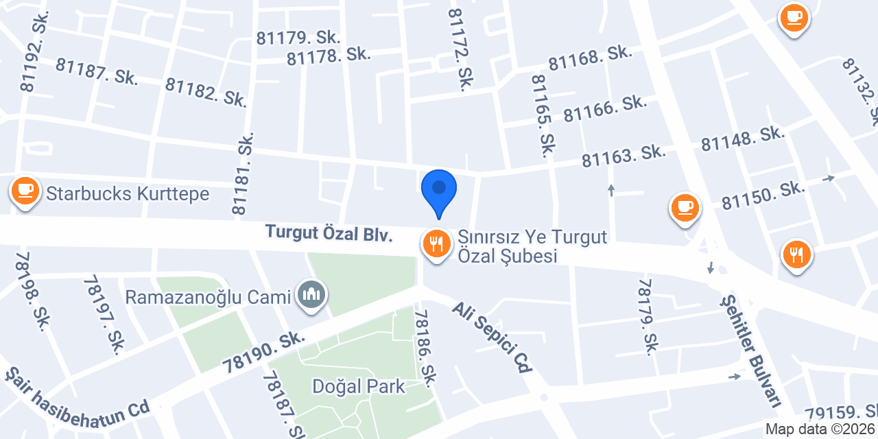 QNB Kuzey Adana Şubesi konumu