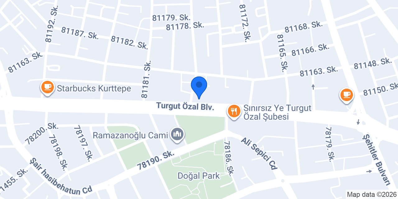 Seç Baklava konumu