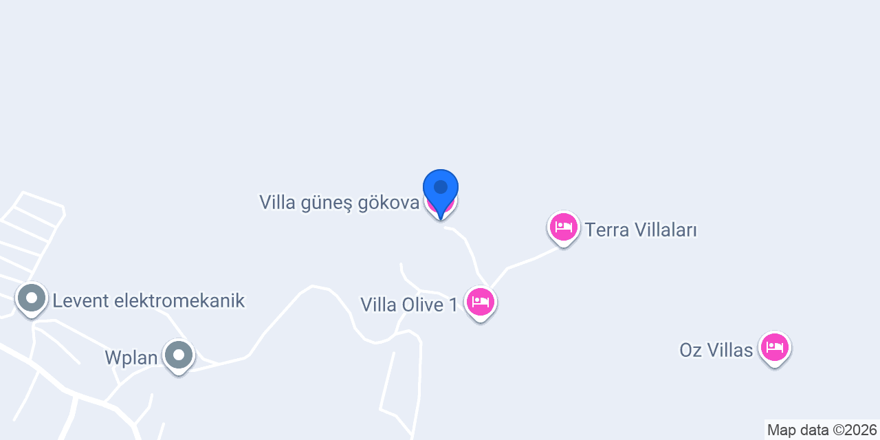 Villa güneş gökova konumu
