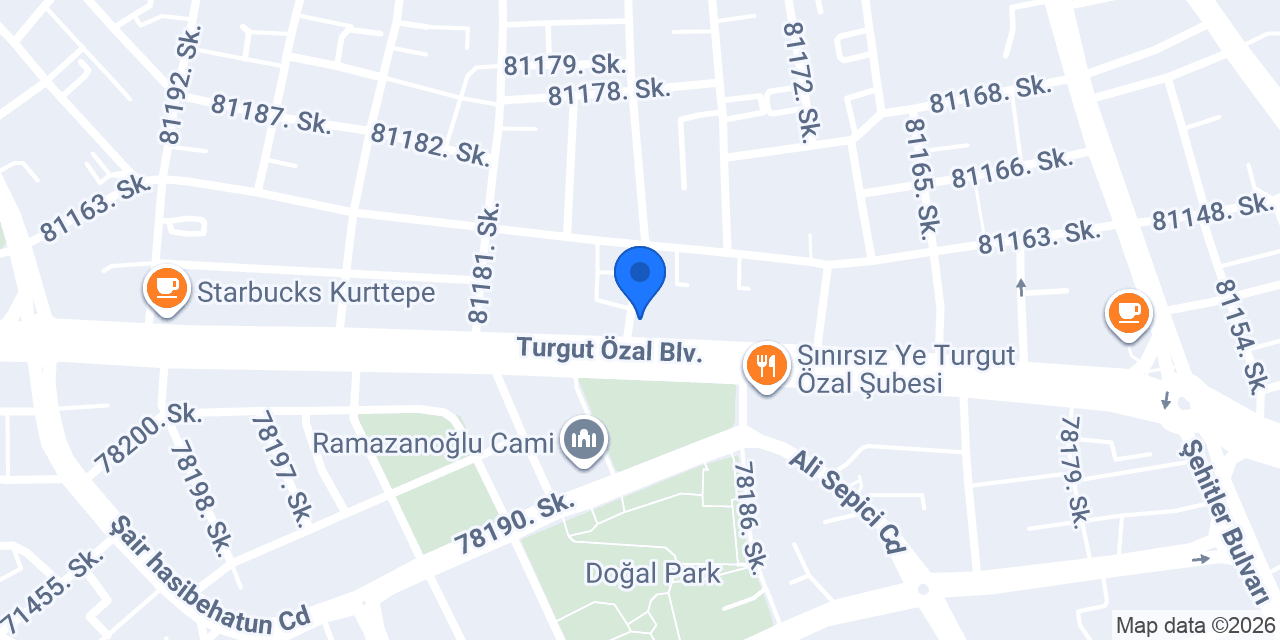 Özen Gıda konumu