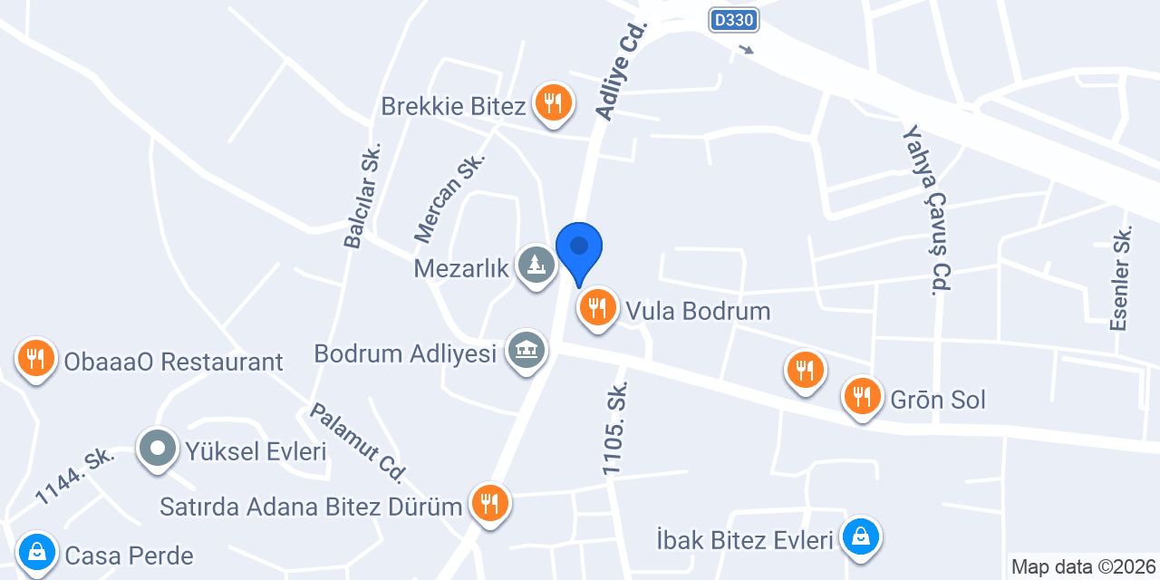 Açıkgöz Hukuk Bürosu konumu