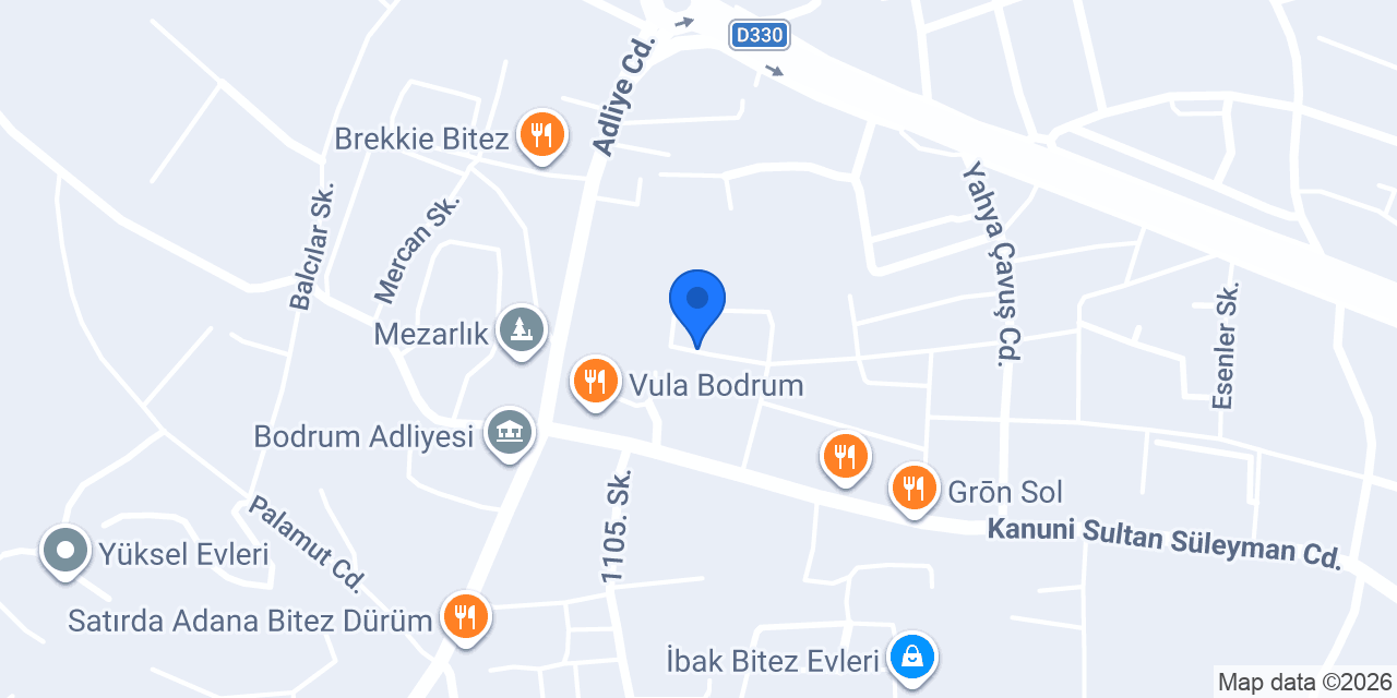 Kartaca Turizm Bodrum Merkez Ofis konumu