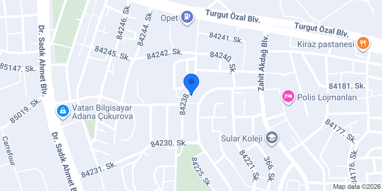 Adana Atlı Karınca Anaokulu konumu