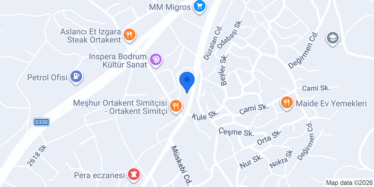 Ortakent Yahşi Belediyesi konumu