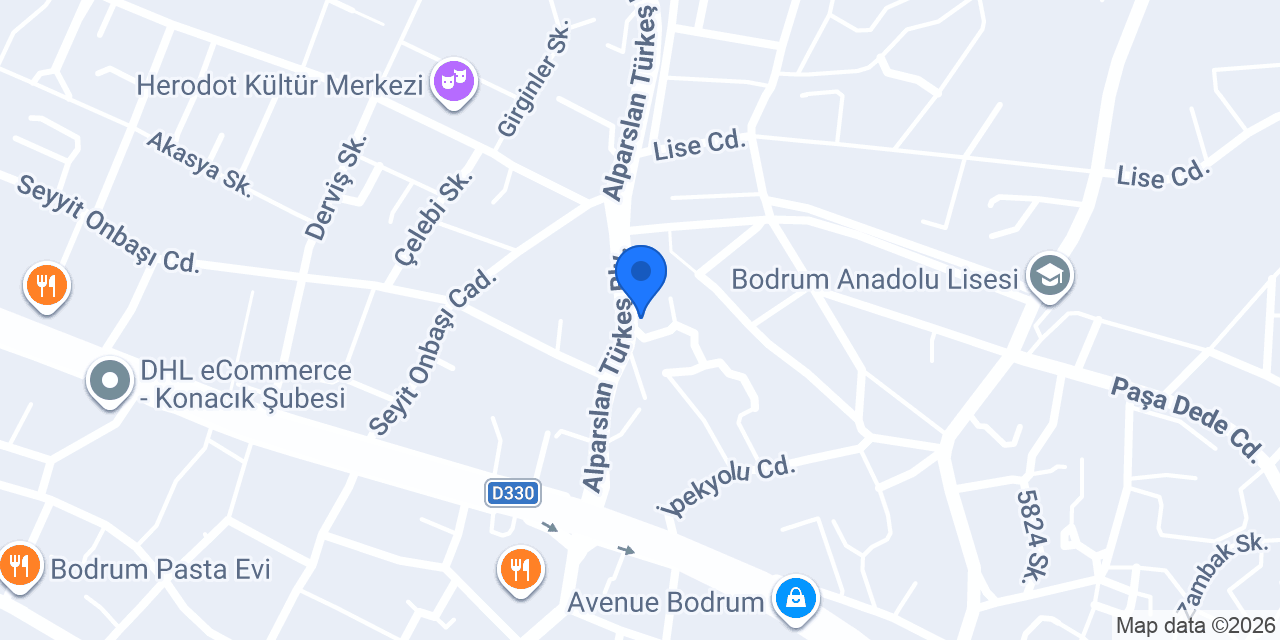 Türkmen Hafriyat Bodrum konumu