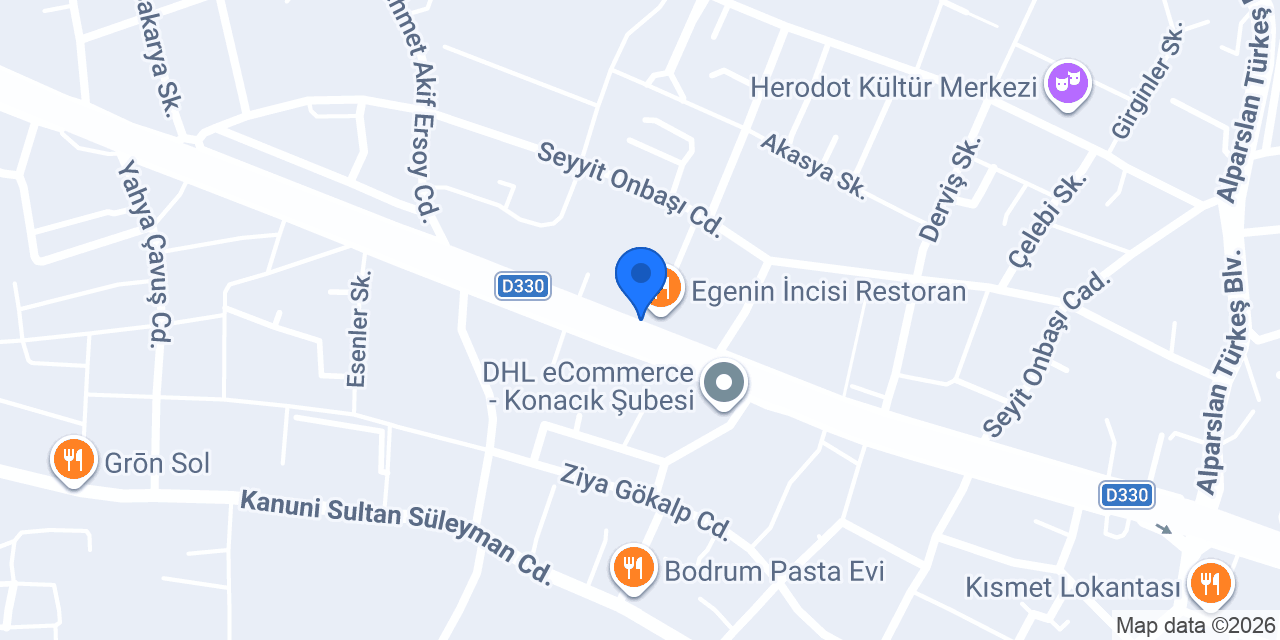 Carma Otomotiv Bodrum konumu