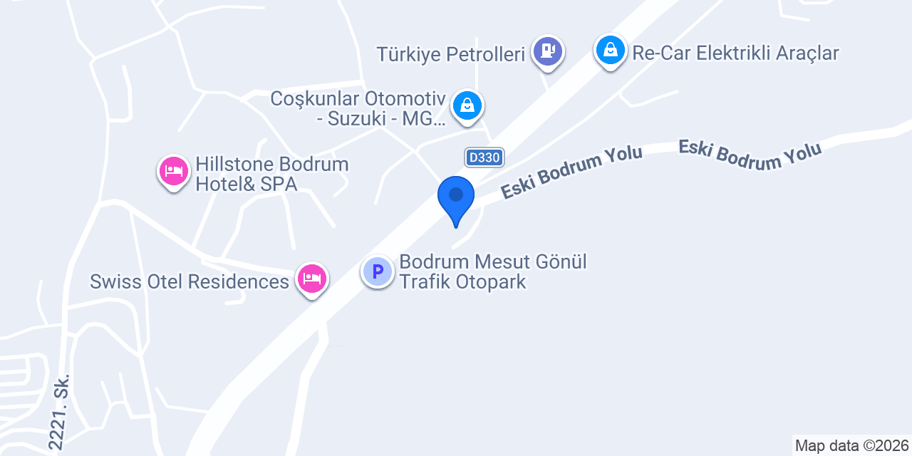 BODRUM BETAMARİN konumu