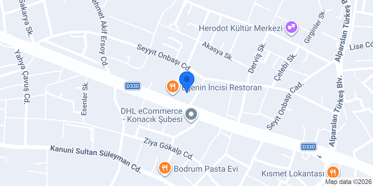 Best Deri Bodrum konumu