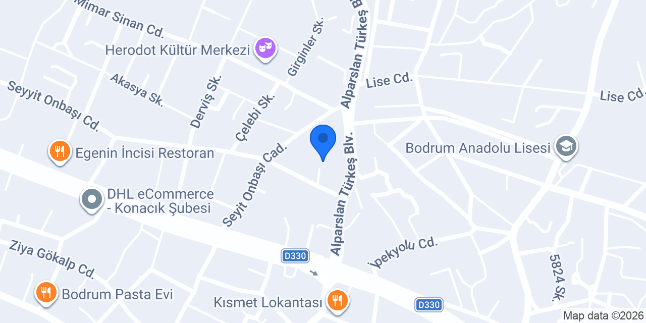 Olivia meze ve gözleme konumu