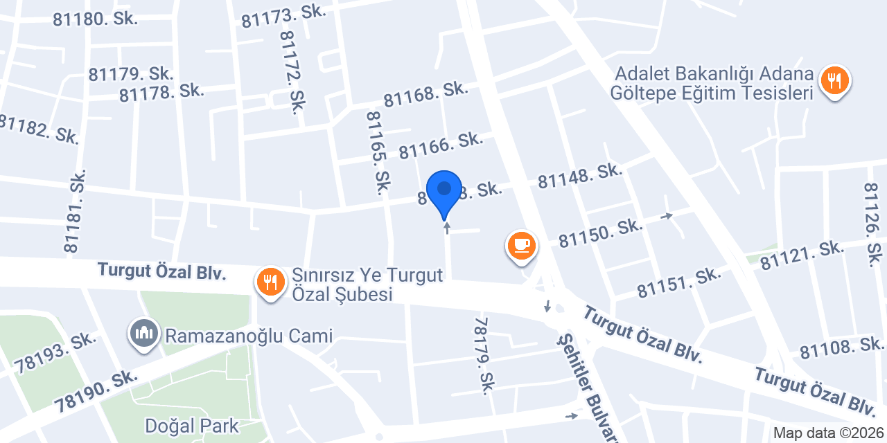 Kuzen Taksi konumu