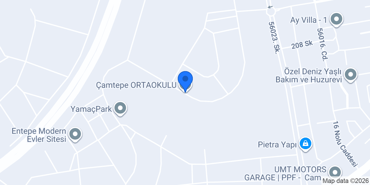 Çamtepe ORTAOKULU konumu