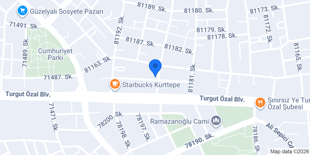 Atıl Saç Tasarım konumu
