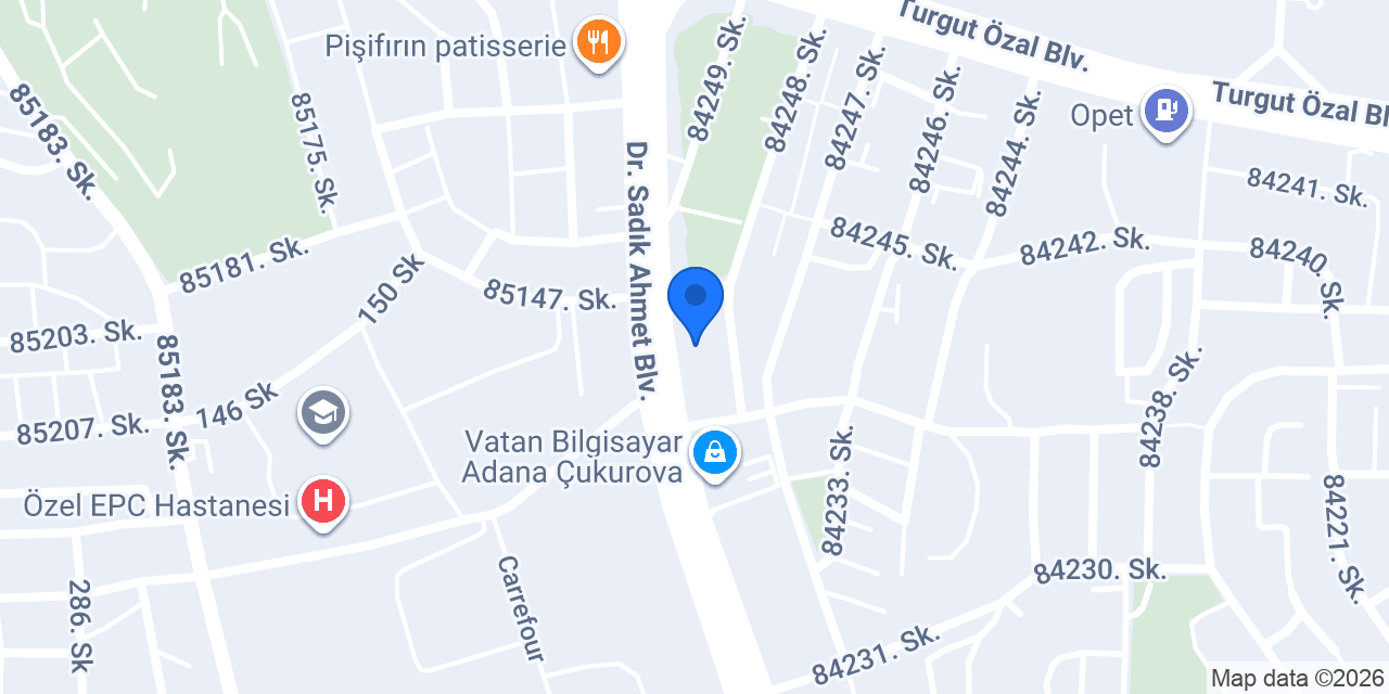 PALMERA MOBİLYA ADANA konumu