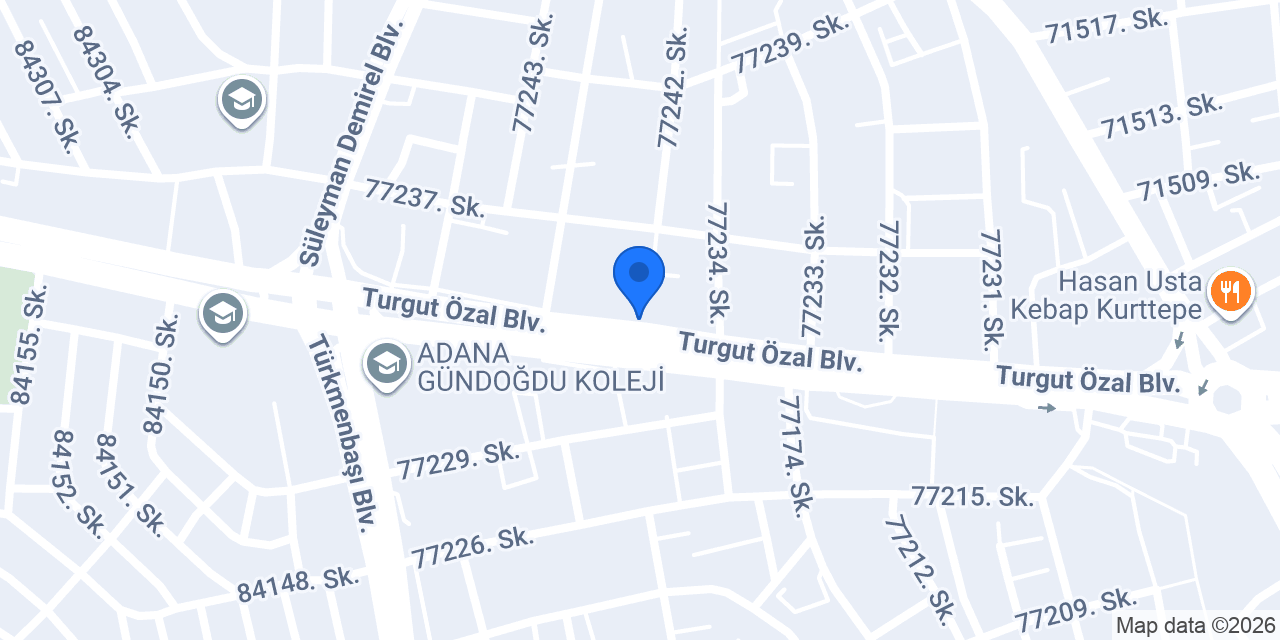 SINAV KURS ADANA konumu
