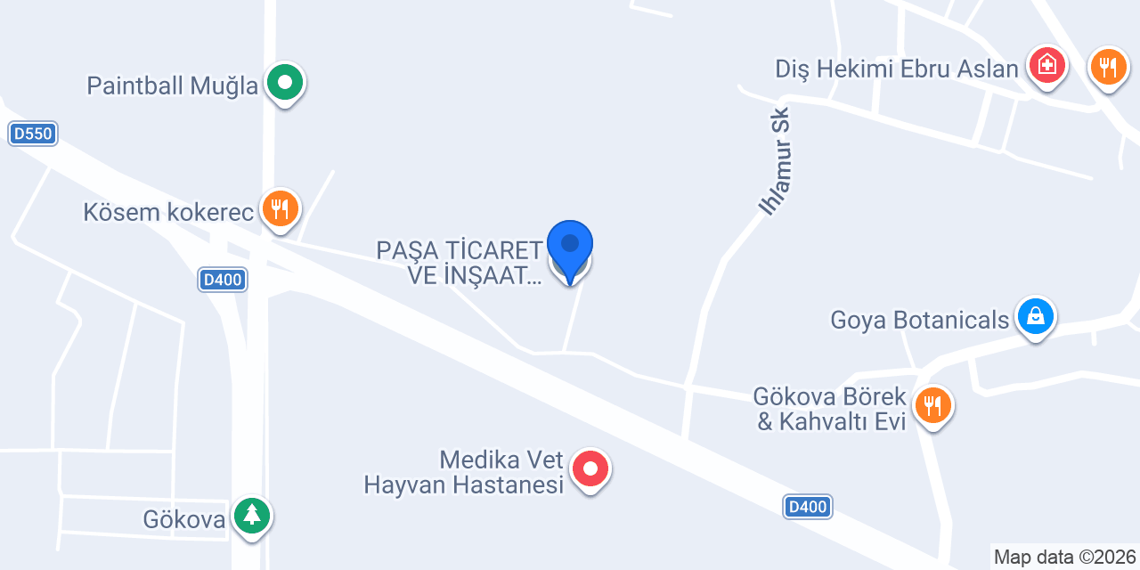 PAŞA TİCARET VE İNŞAAT MALZEMELERİ konumu