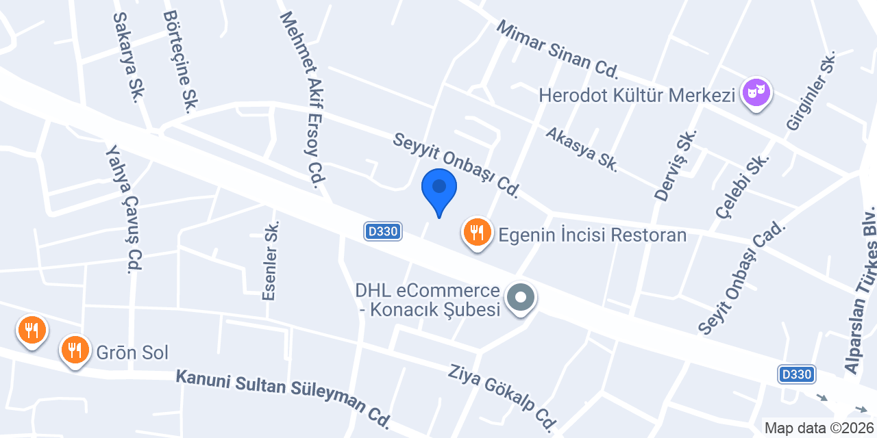 Taç Petshop XL konumu