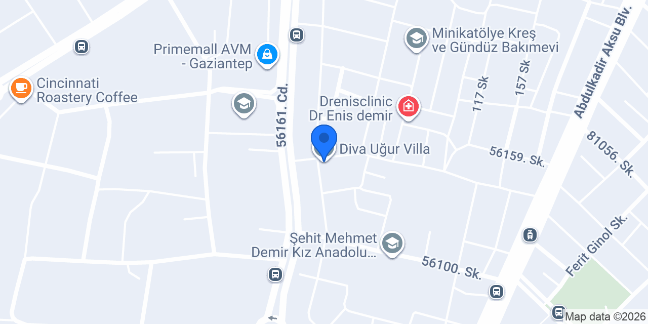 Diva Uğur Villa konumu