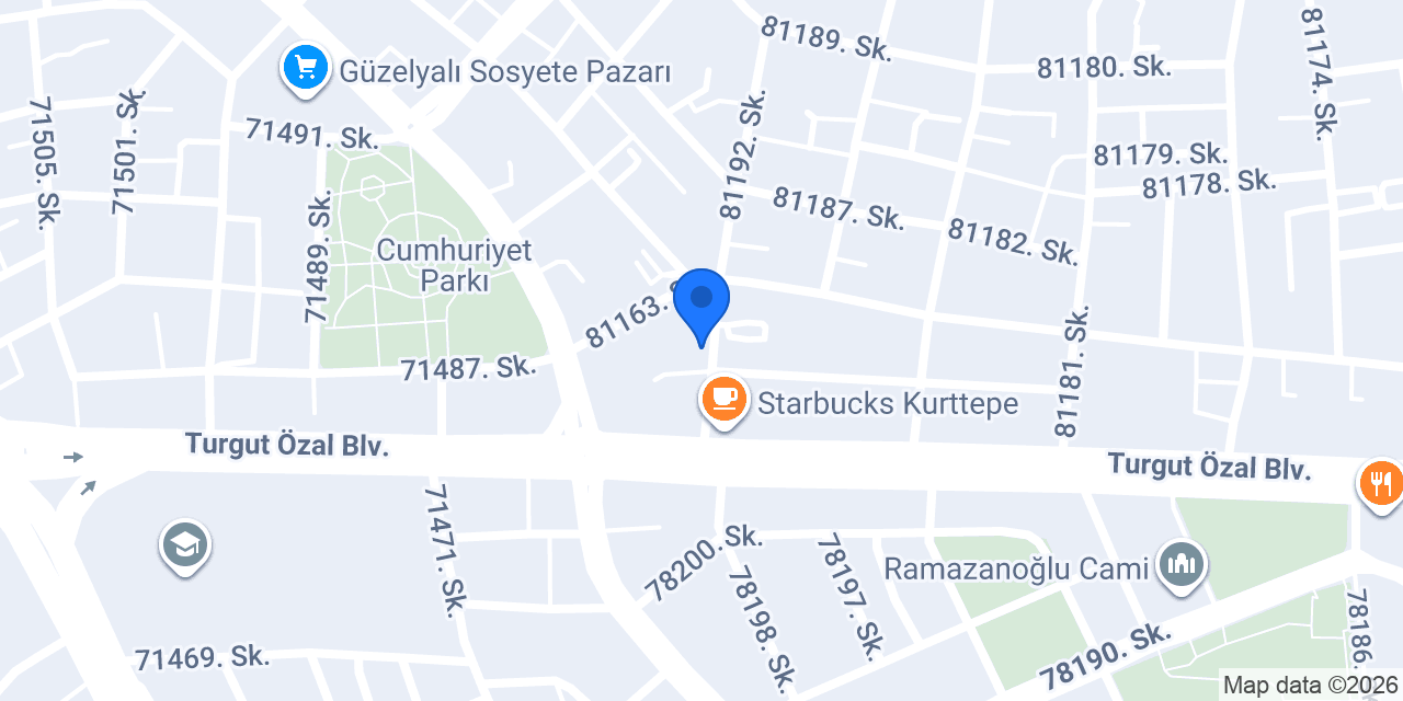 Cafe inn konumu