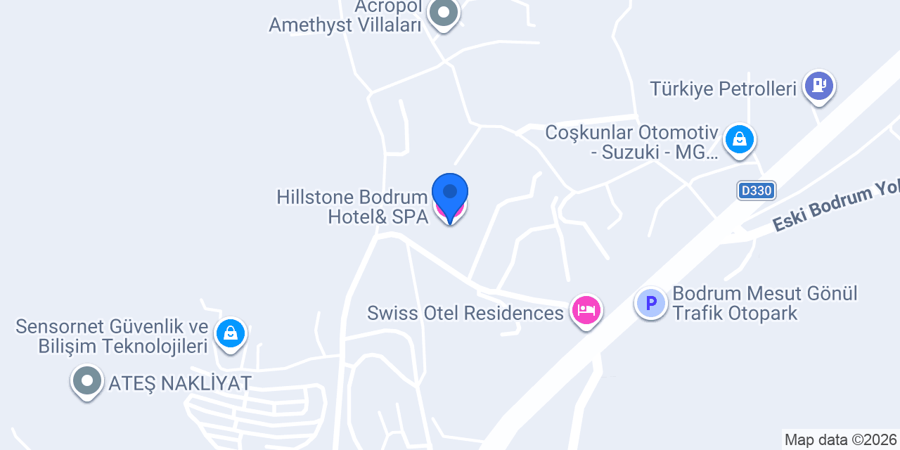 Hillstone Bodrum Hotel& SPA konumu