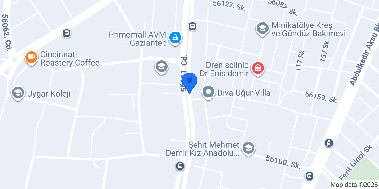 Nill's Mobilya | Gaziantep konumu