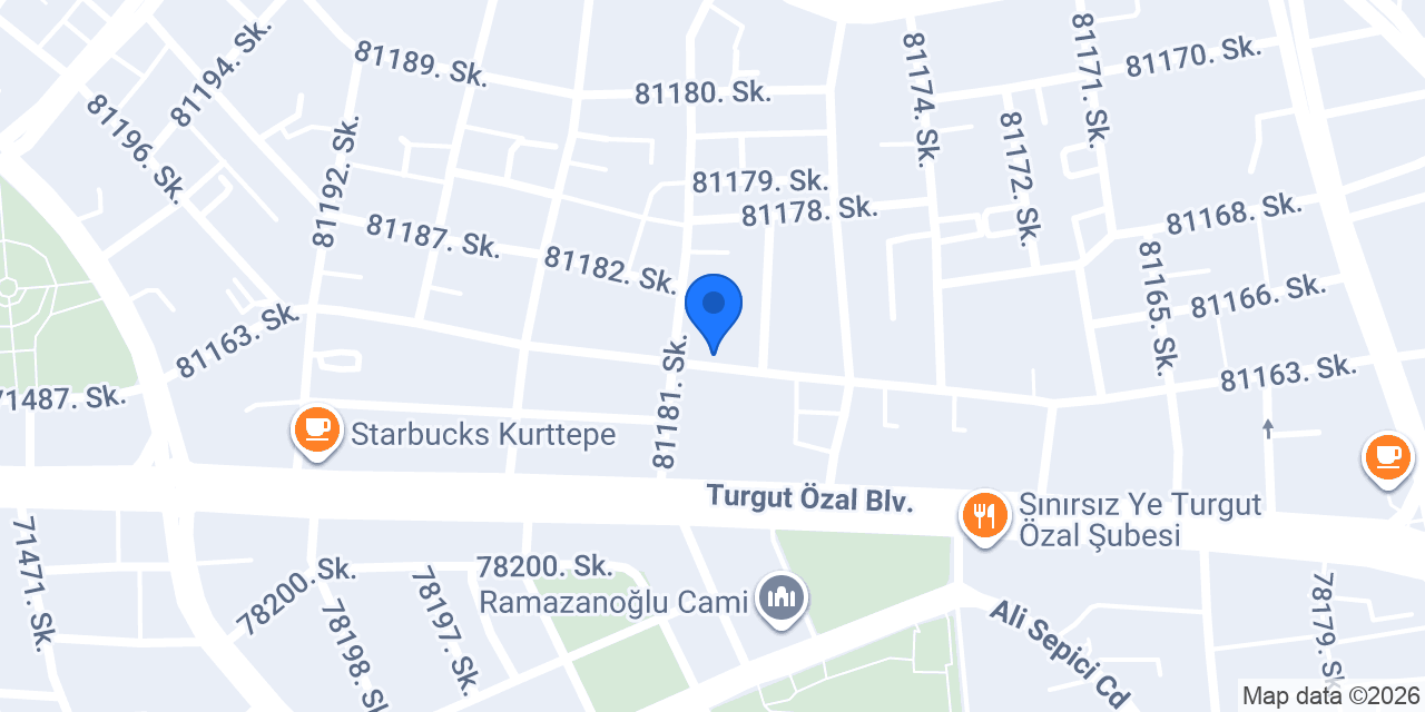 Öz Hilal Kick Box konumu