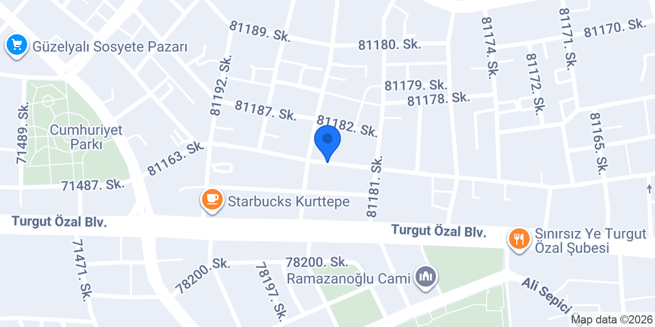 Saklı Sahaf konumu