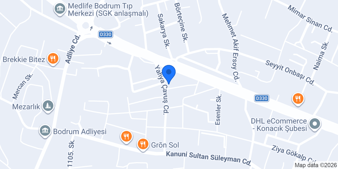 Galata Mini Hal (Manav) konumu