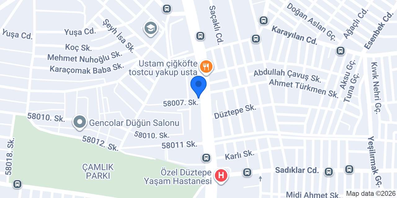 Merkez Sağlık Kabini konumu