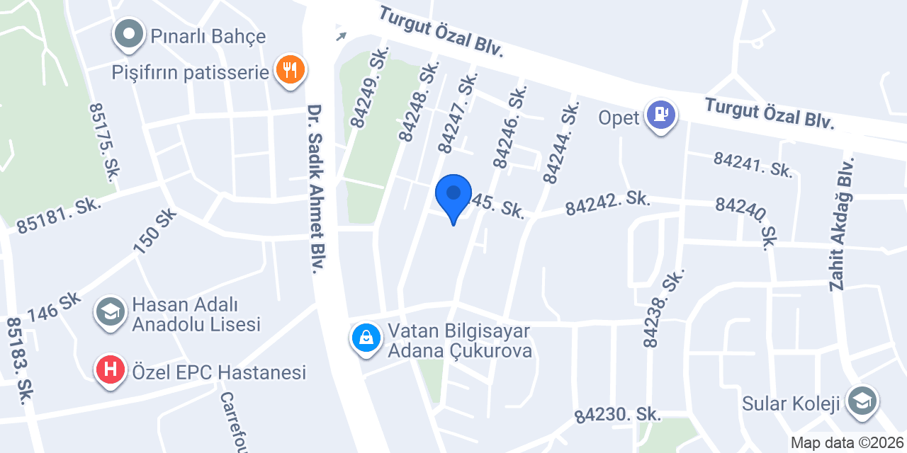 Butik Sanat Atölye konumu