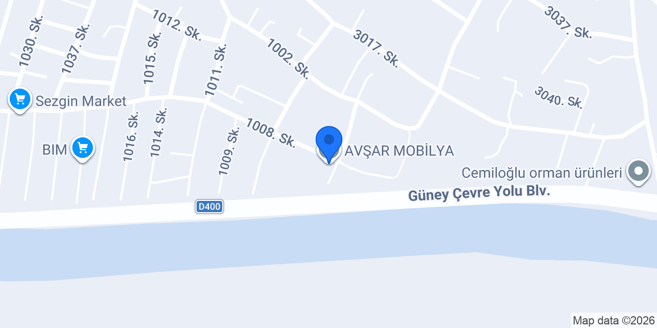 AVŞAR MOBİLYA konumu