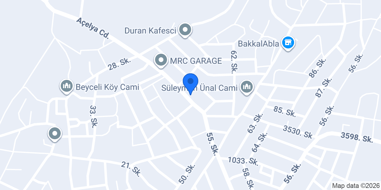 Şahin Çelik Kapı & Şahin Krom konumu