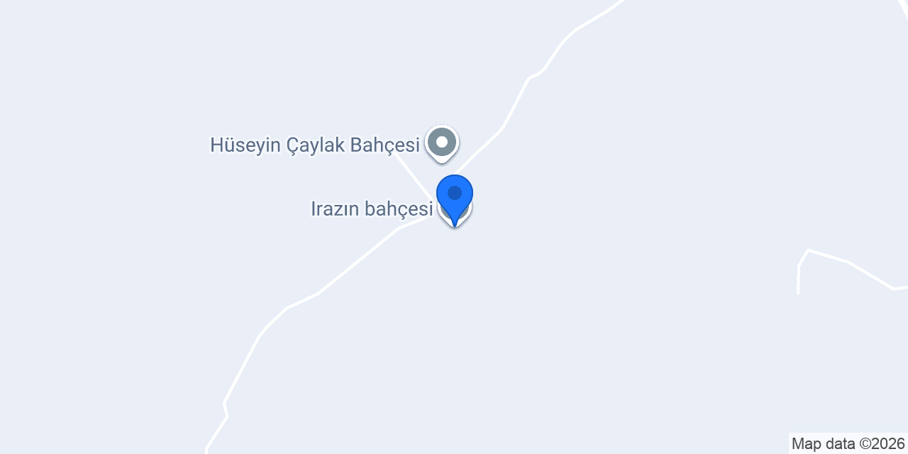 Irazın bahçesi konumu