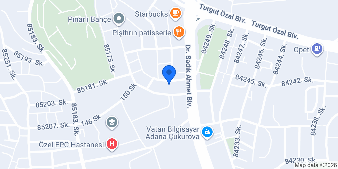 Yalçın Erkek Kuaförü konumu