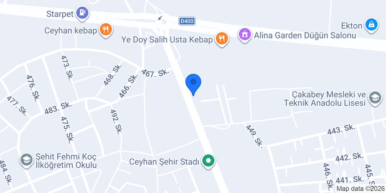 Ceyhan metal konumu
