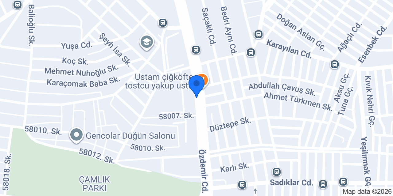 BAKLAVACI ŞEMSETTİN DÜZTEPE ŞUBESİ konumu
