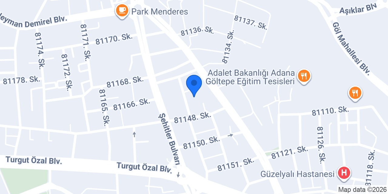 Bluuh Baby Spa Adana konumu