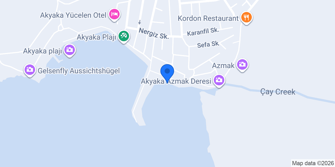Beyaz Ada tur teknesi konumu