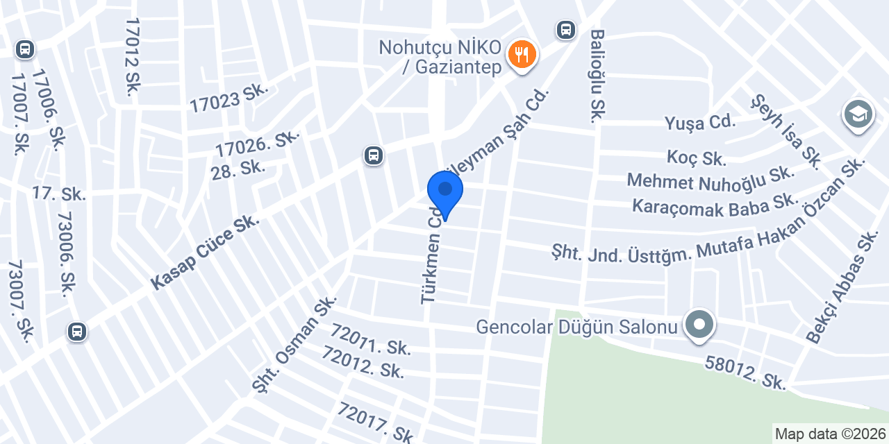 Kuaför derviş konumu