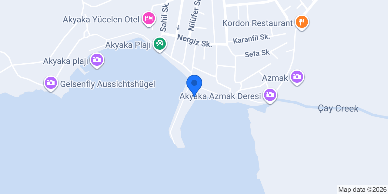 Terzioğlu Gezi Tekneleri konumu