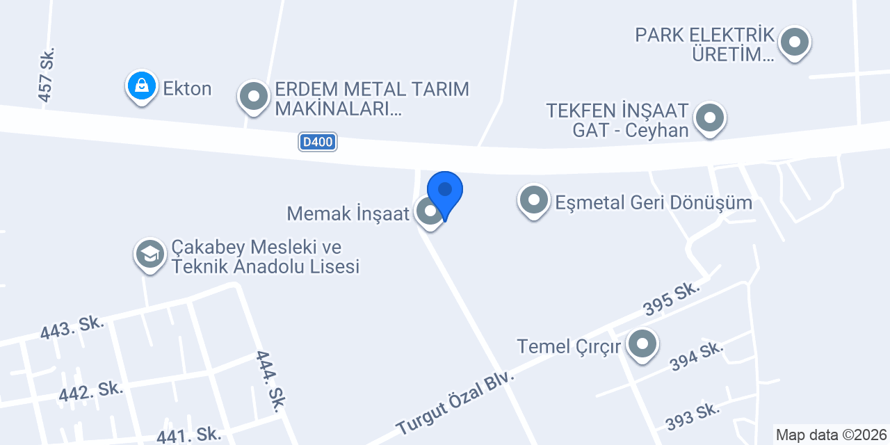Memak İnşaat konumu