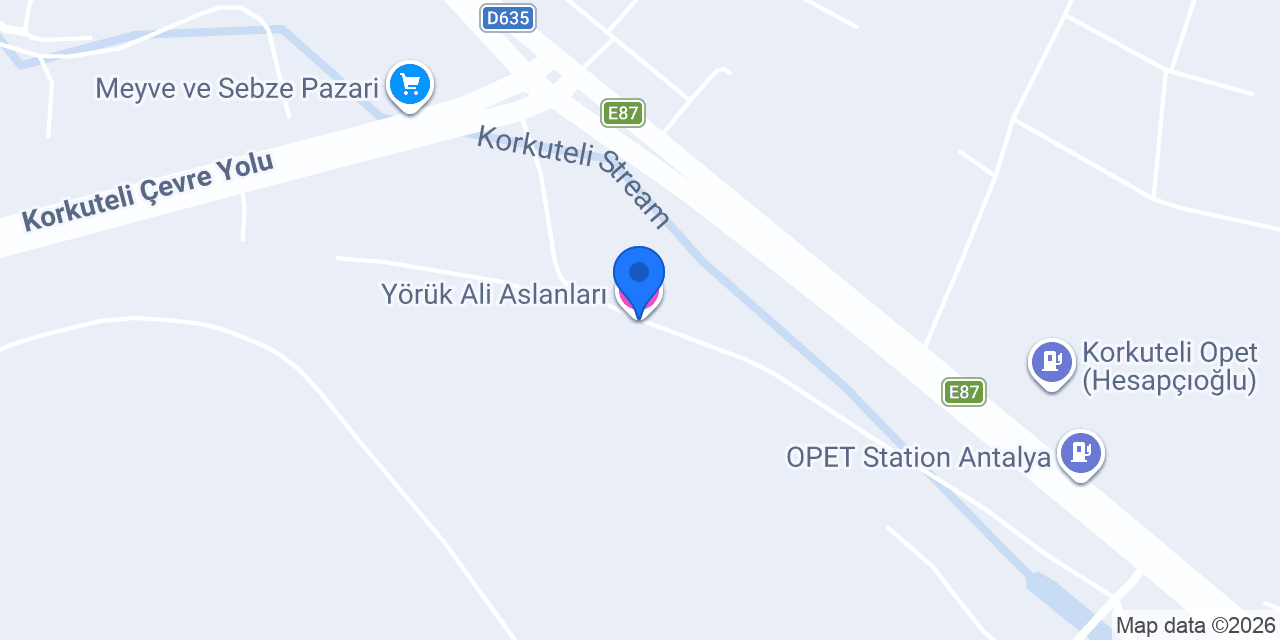 Yörük Ali Aslanları konumu