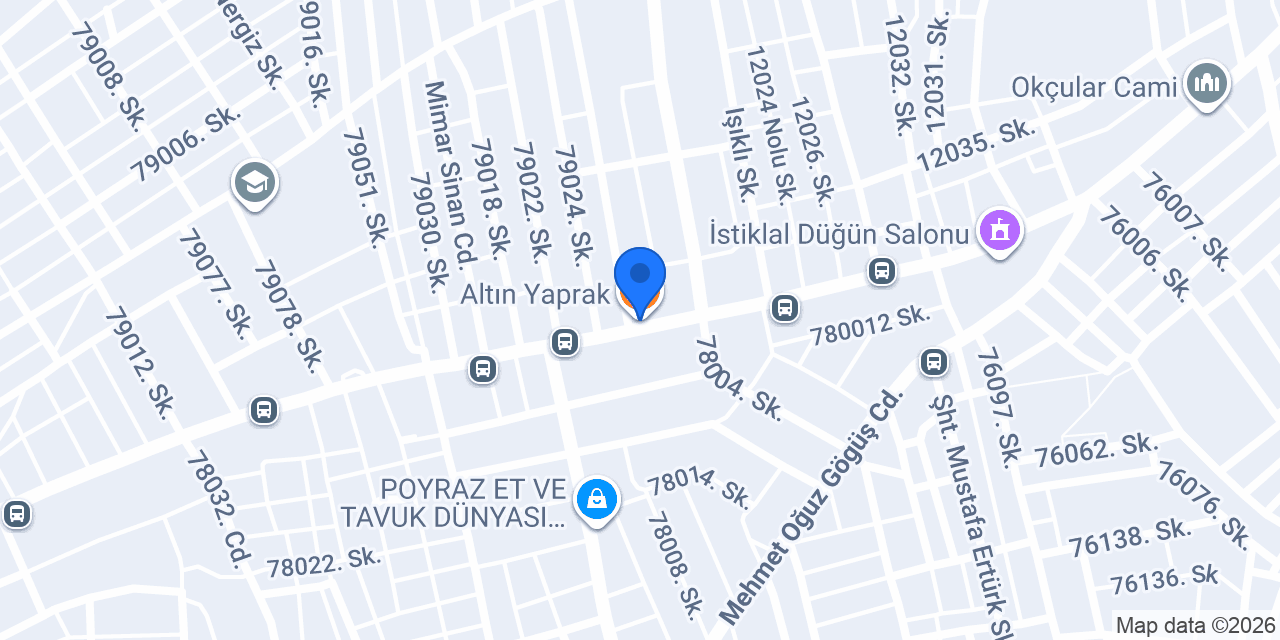 Altın Yaprak konumu