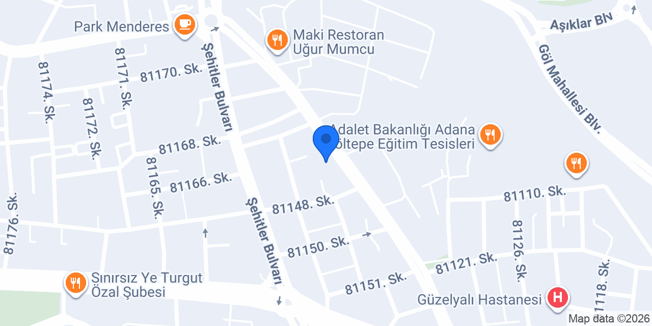 May Dry Kuru Temizleme konumu
