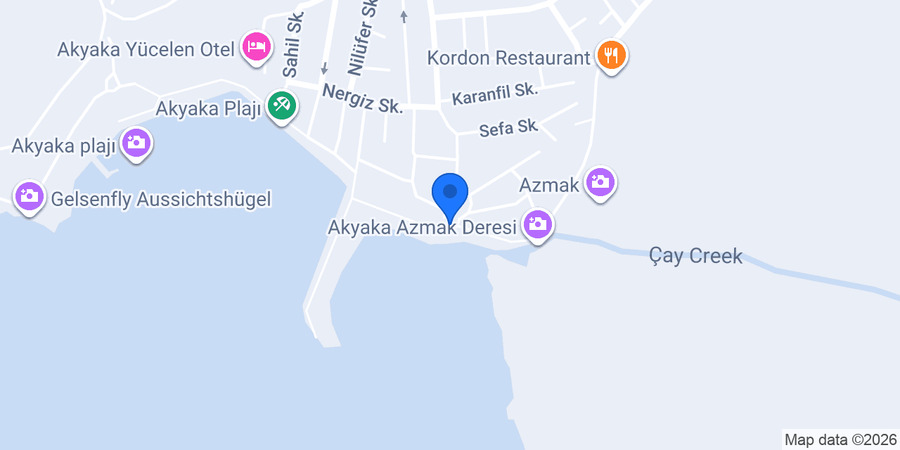 Marina Port Otel Akyaka konumu
