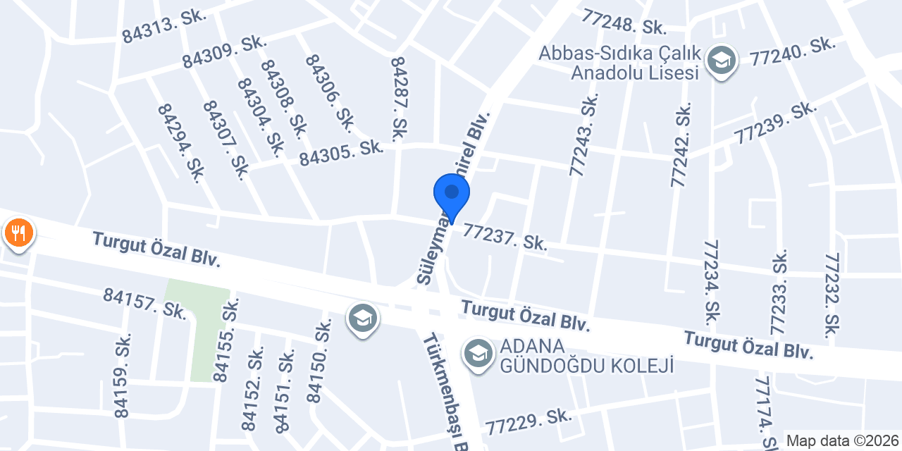 Süleyman Demirel Taksi konumu