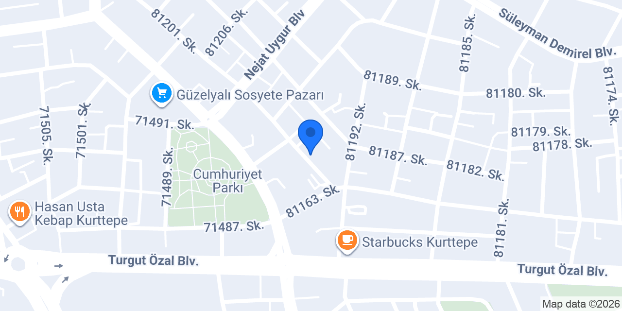 Ptt-güzelyalı Şubesi konumu