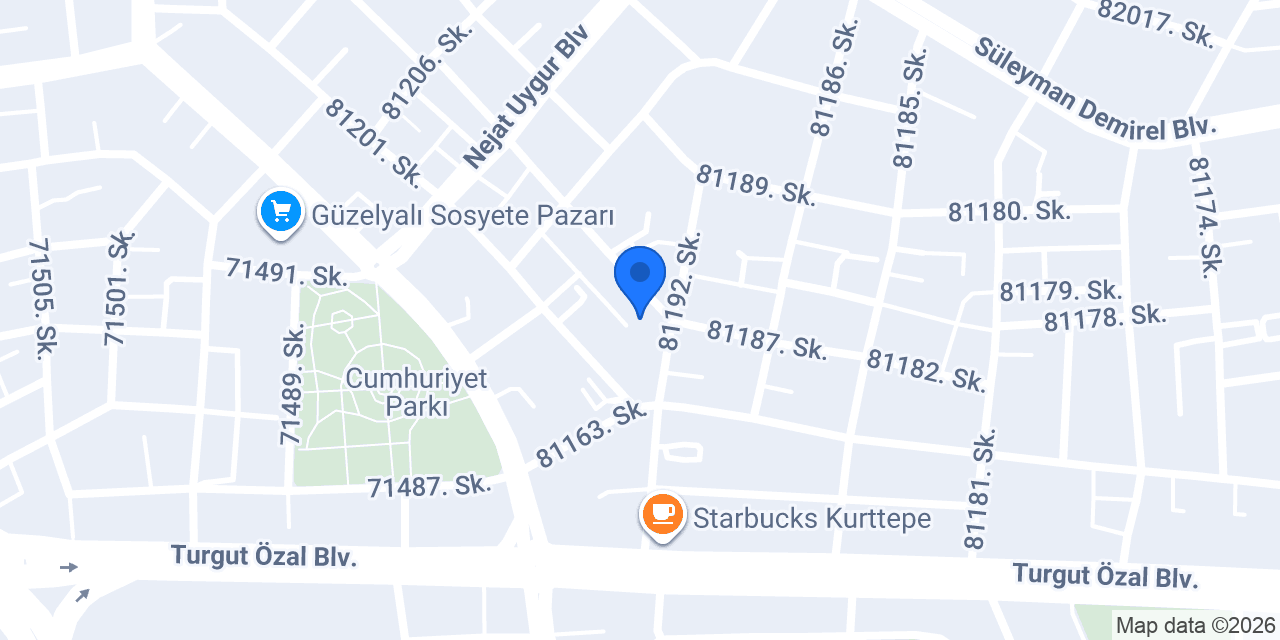 Çiçekli Atölye konumu